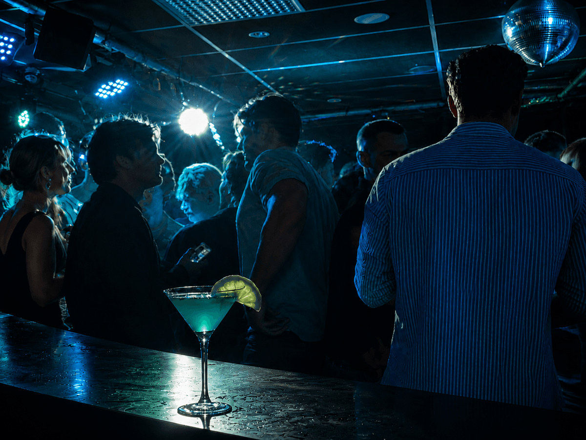 Bar på Zig Zag nattklubb i Växjö