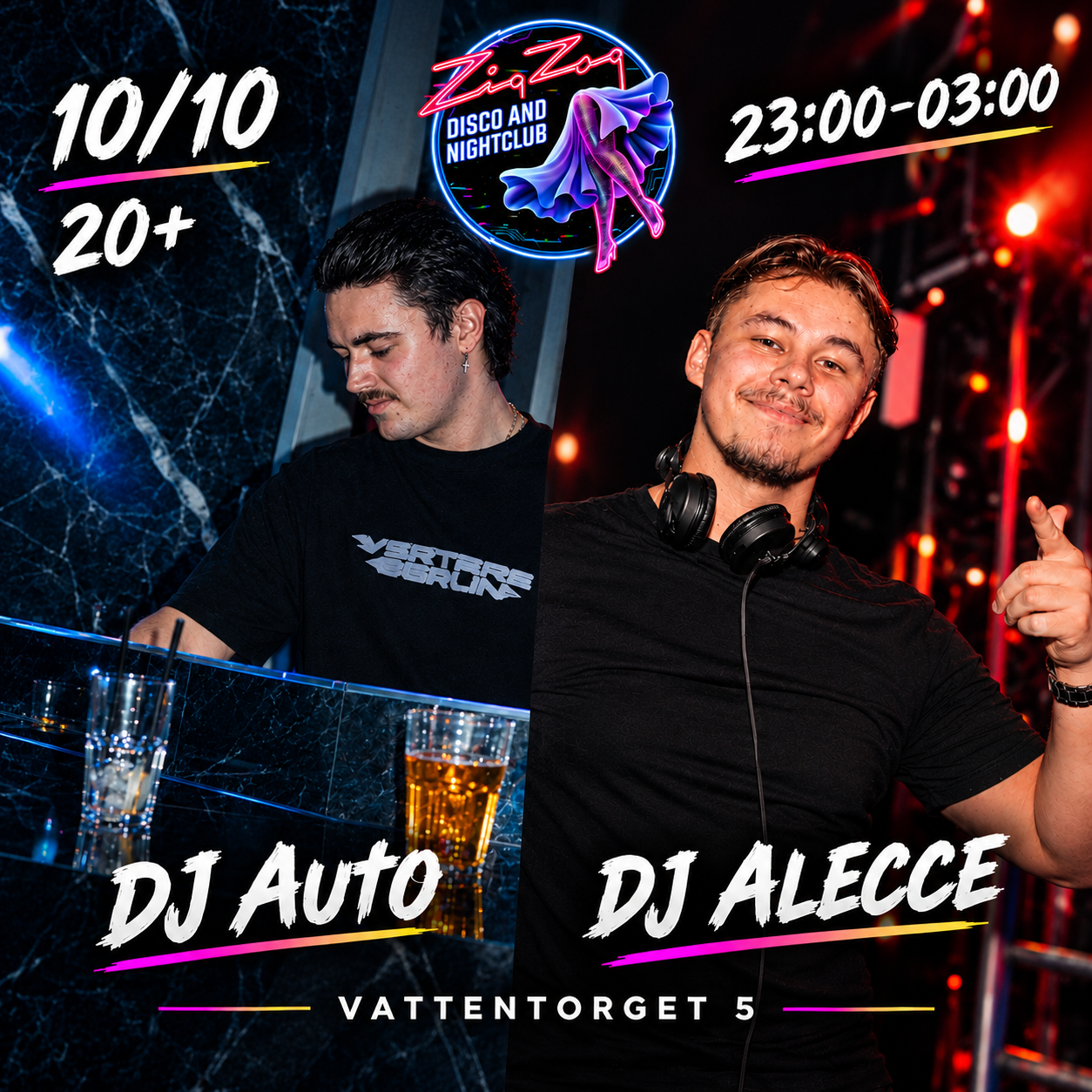 AUTO X ZIGZAG X ALECCE — Zig Zag nattklubb i Växjö