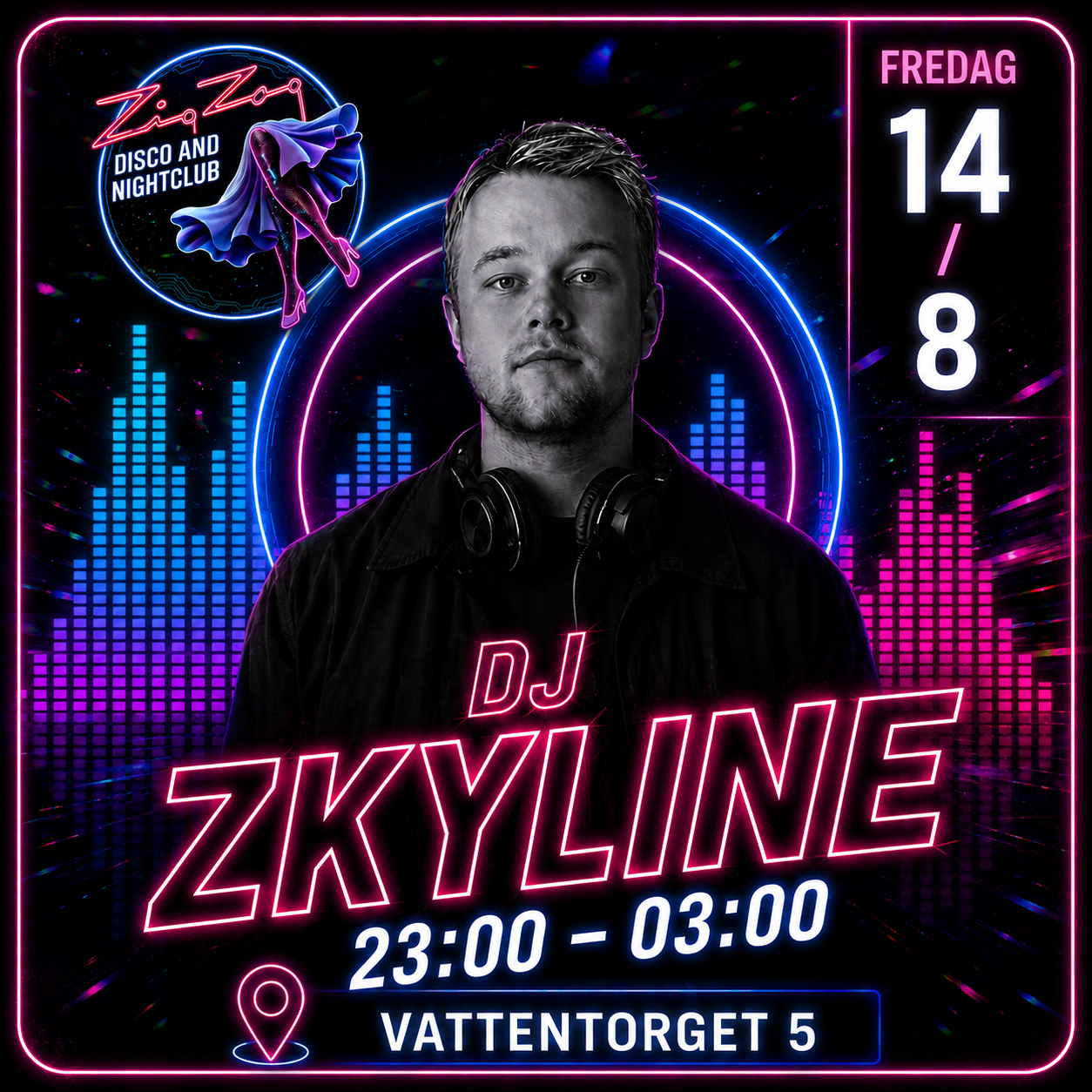 Karl-Oskar dagarna på ZigZag presenterar DJ Zkyline! — Zig Zag nattklubb i Växjö