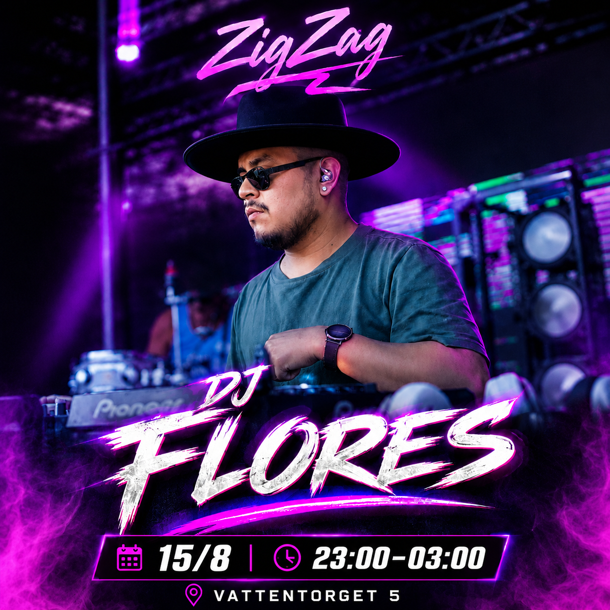 Karl-Oskar dagarna på ZigZag presenterar DJ Flores! — Zig Zag nattklubb i Växjö
